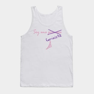 I am a feminist, not a princess Tank Top